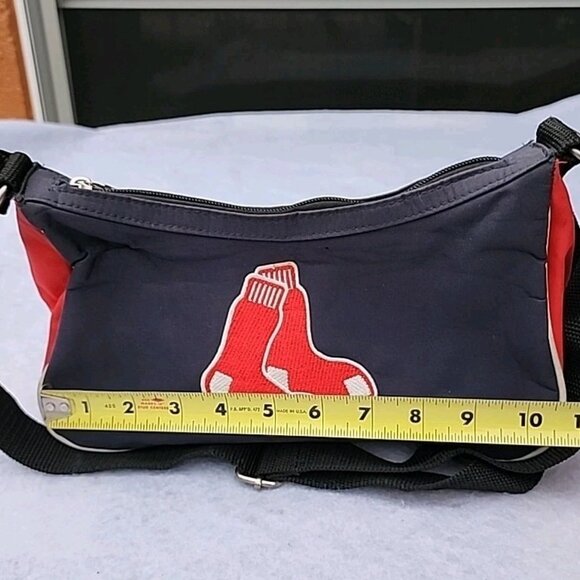 VTG Boston Red Sox Embroidery Patch MFB Genuine Merchandise Nylon Shoulder Bag - Picture 5 of 14